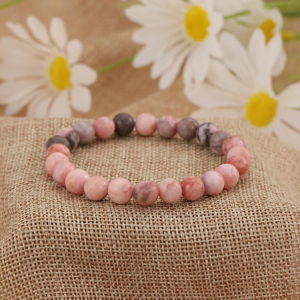 Pink Zebra Jasper Bracelet