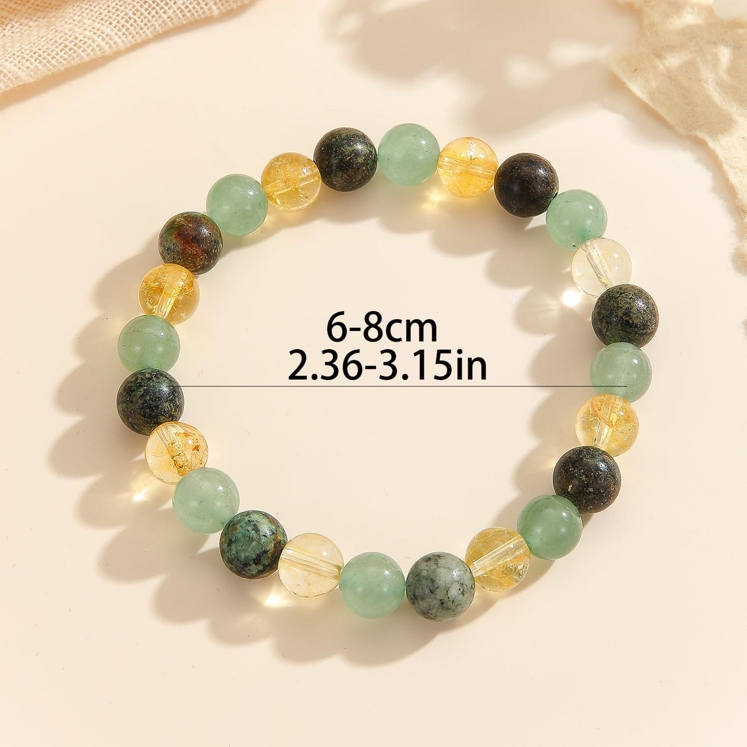 Wealth Turquoise Beaded Crystal Bracelet