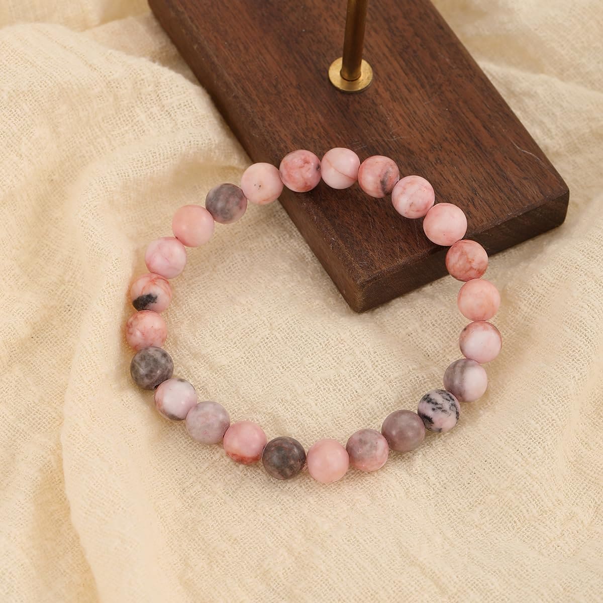 Pink Zebra Jasper Bracelet