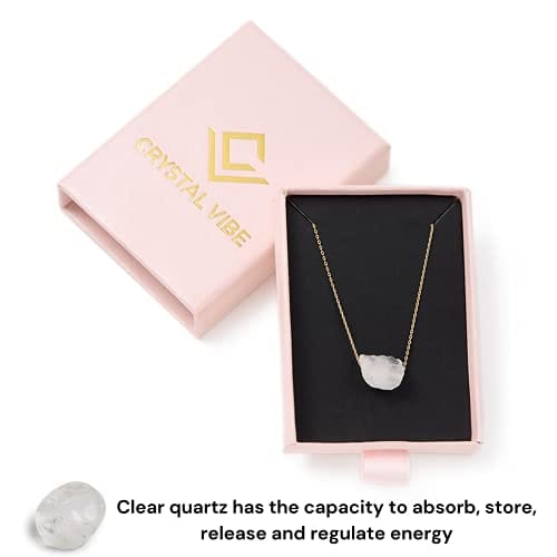 Clear Quartz Crystal Necklace