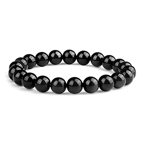 Black Obsidian Bracelet for Women Men