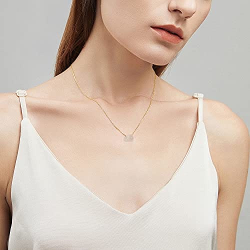Clear Quartz Crystal Necklace