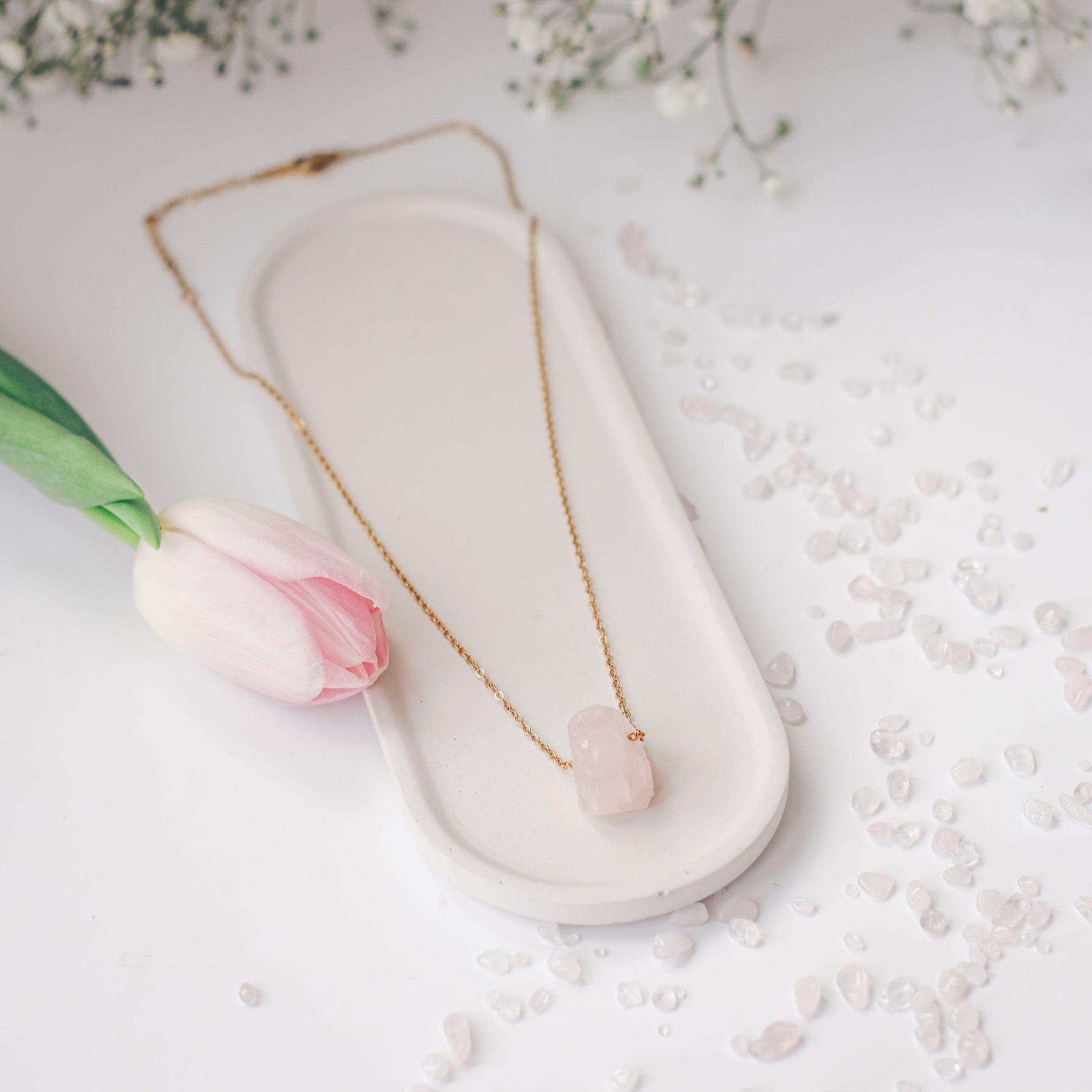 Rose Quartz Necklace